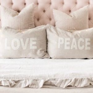 Pom Pom at Home 100% linen pillow shams